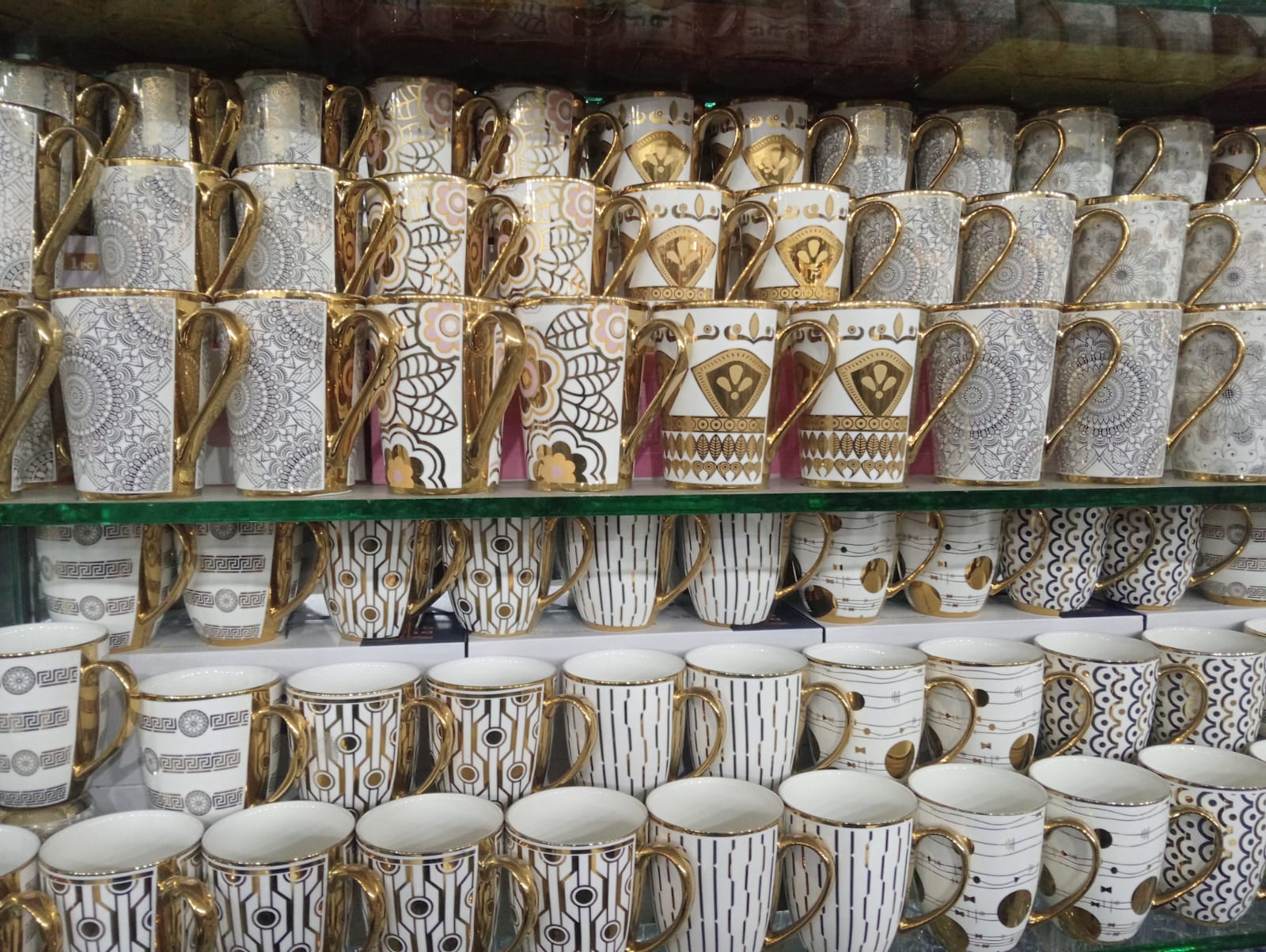 Premium Gold Handle Mug Collection